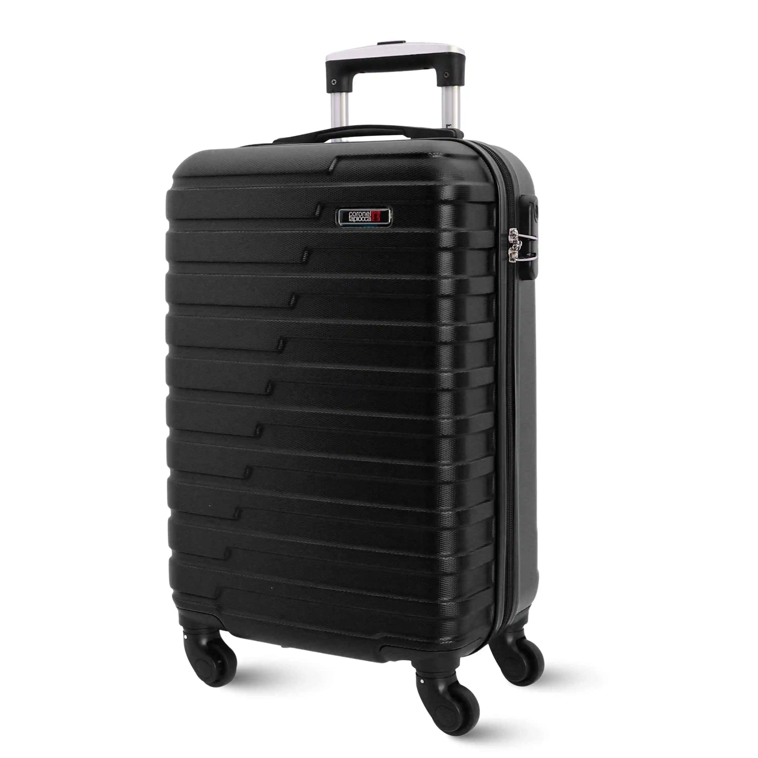 Coronel Tapioca - Maletas de viaje cabina - Maleta cabina - Maletas de viaje - apta para Ryannair- Trolley equipaje para avion resistente con 4 ruedas de 360º y candado