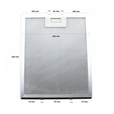 Teka DM90 40472918 extractor hood metal filter