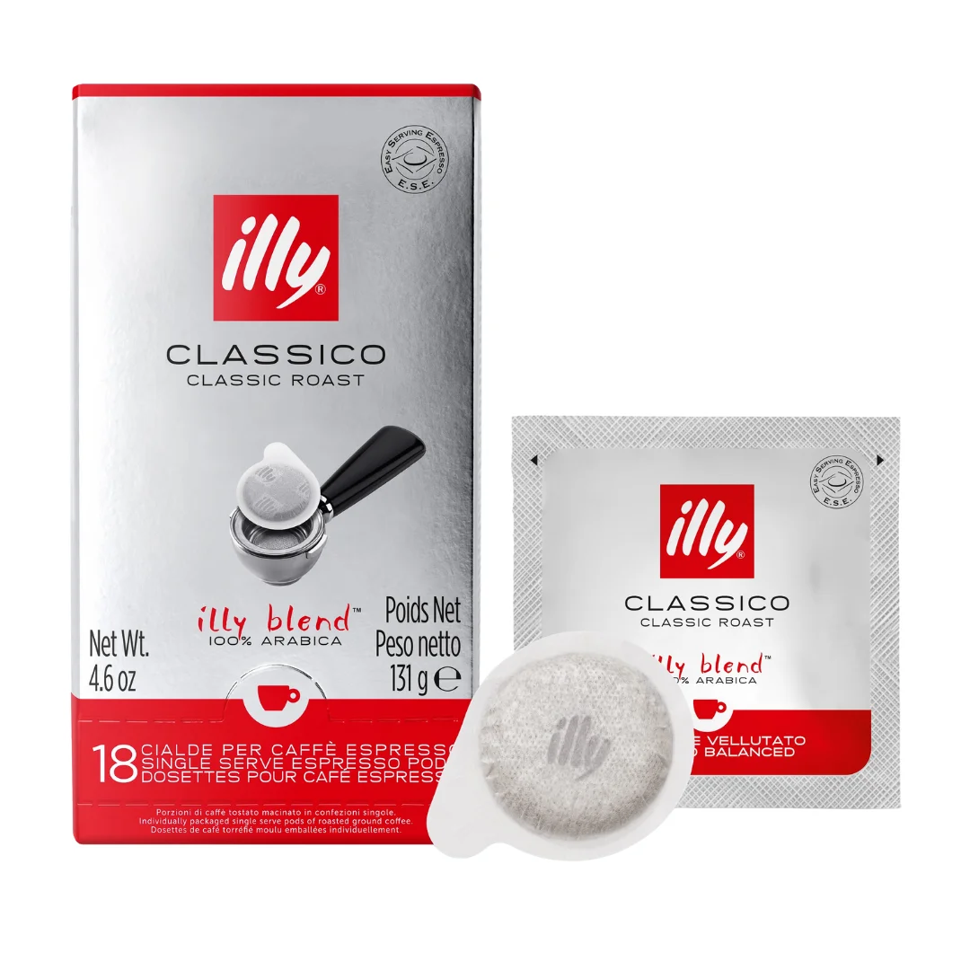 Illy cafe pack 6 monodose e.s.e clasico - 18 units - qumir