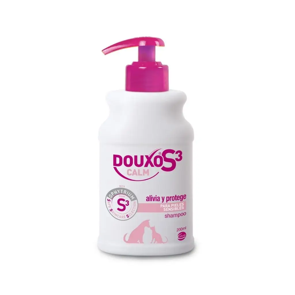 DOUXO S3 - Calm (200 ml) - Champú para Pieles sensibles de Perros y Gatos