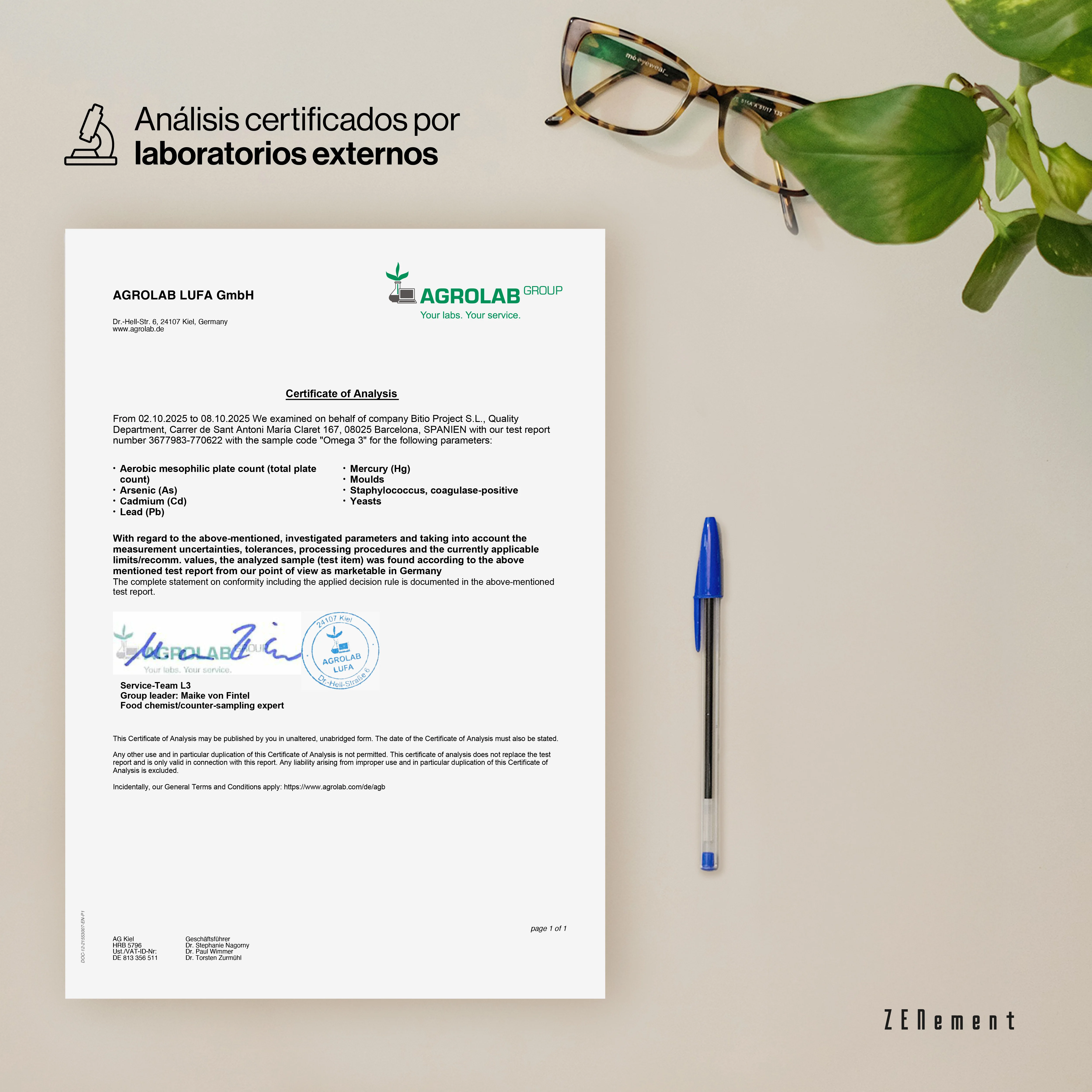 Omega-3 wild fish oil 1000mg 35% epa i 25% dha - 200 soft capsules zenement #5