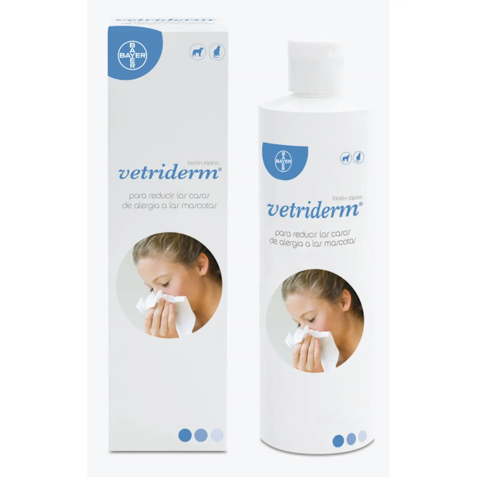 Vetriderm Solución Tópica para Cuidado de la Piel de Perros y Gatos - 350ml