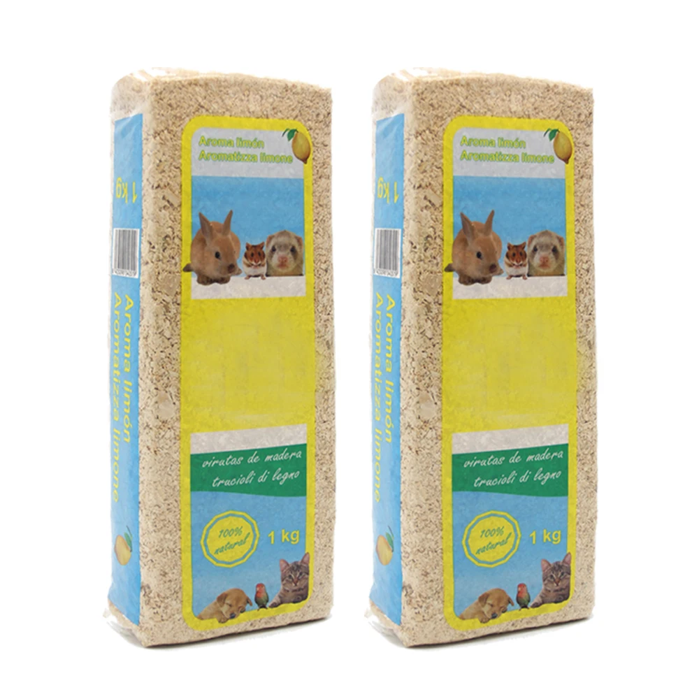 2 Kg Virutas de Madera Lecho Higienico para Mascotas Serrín para Gato Animales Pequeños Hámster Conejo Loro Ardilla