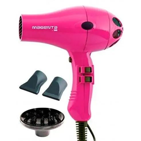 SECADOR DE CABELLO PROFESIONAL TWISTER MAGENTA. 2100W