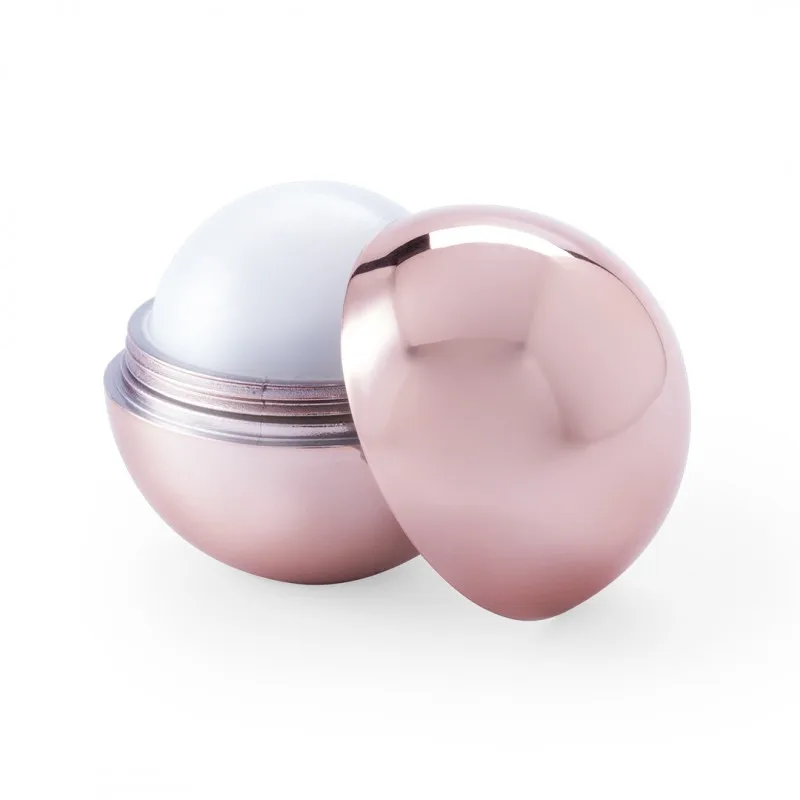 ‎Deliex delights of Extremadura. Lot 10 natural lip balms pink, silver and gold colors in round support with metallic UV finish. Dermatologically tested, balm wedding, balm detail