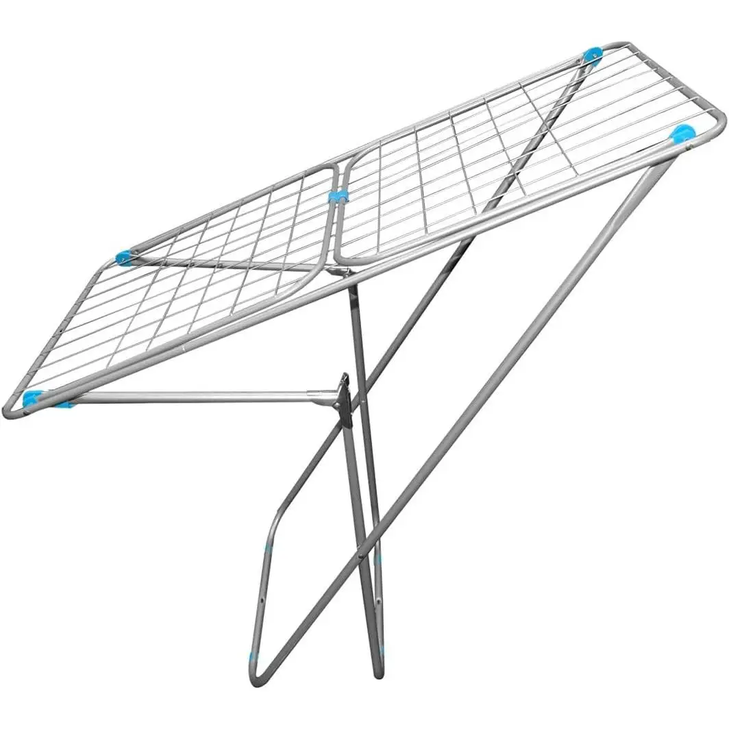 Tendedero metálico Plegable con alas Superficie 19 m 182 x 56 x 107 cm Thayba