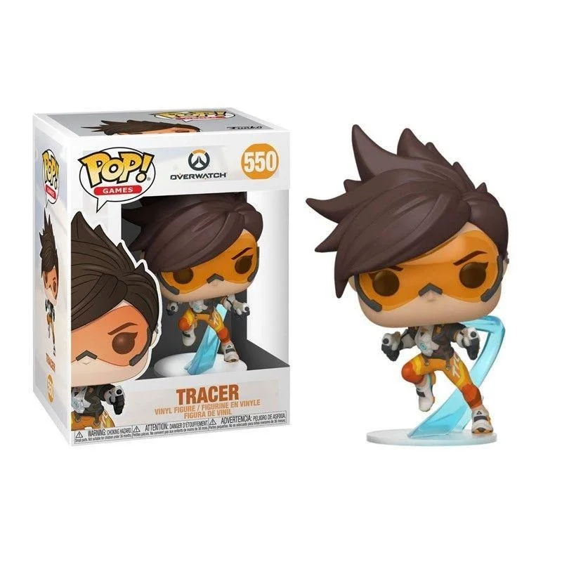 FUNKO POP! OVERWATCH 2 - TRACER, 44222, Nº 550, FIGURA COLECCIONABLE DE VINILO, ENVÍO URGENTE 24-48 HORAS, TIENDA CON LICENCIA OFICIAL, JUGUETES, VIDEOJUEGO, MUÑECOS, CABEZONES, GAME