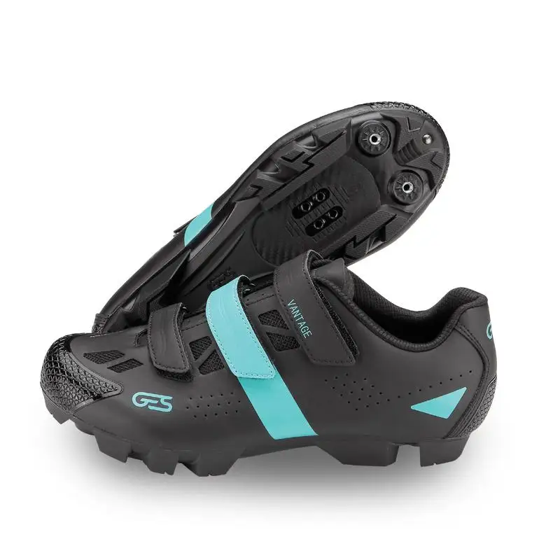 Cycling shoes men and women mountain GES VANTAGE-2-spinning shoes-cycling shoes with velcro - Shimano SPD-cycling shoes for Gravel