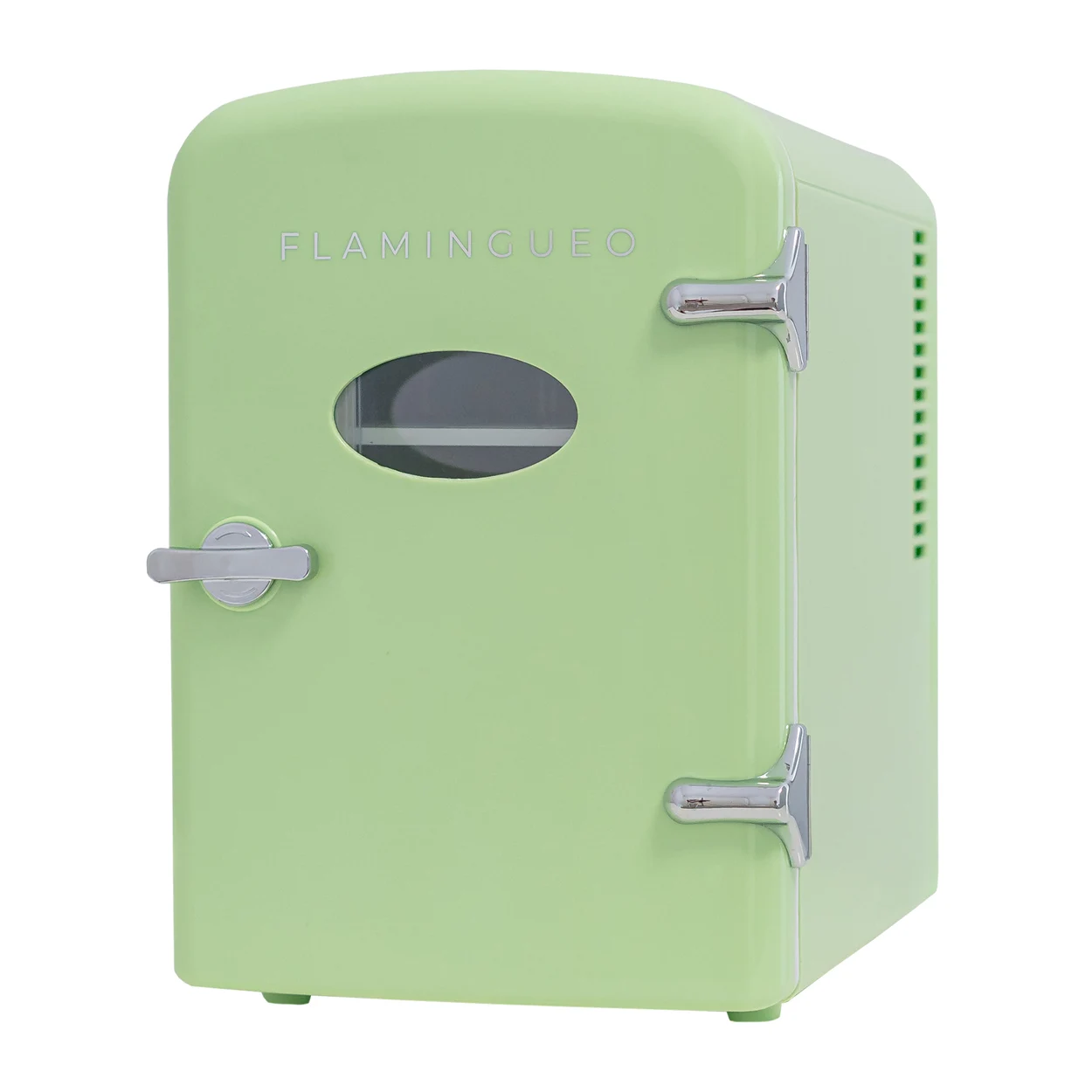 Flaminguuo small fridge-Mini fridge 4L fridge 12V/220V Mini cooler for room function cold and heat fridge cosmetics fridge Skincare