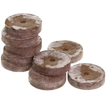 Jiffy Turba 50 Unidades - Coco Prensado  45 mm - Enraizamiento rápido de nuestras semillas o esquejes
