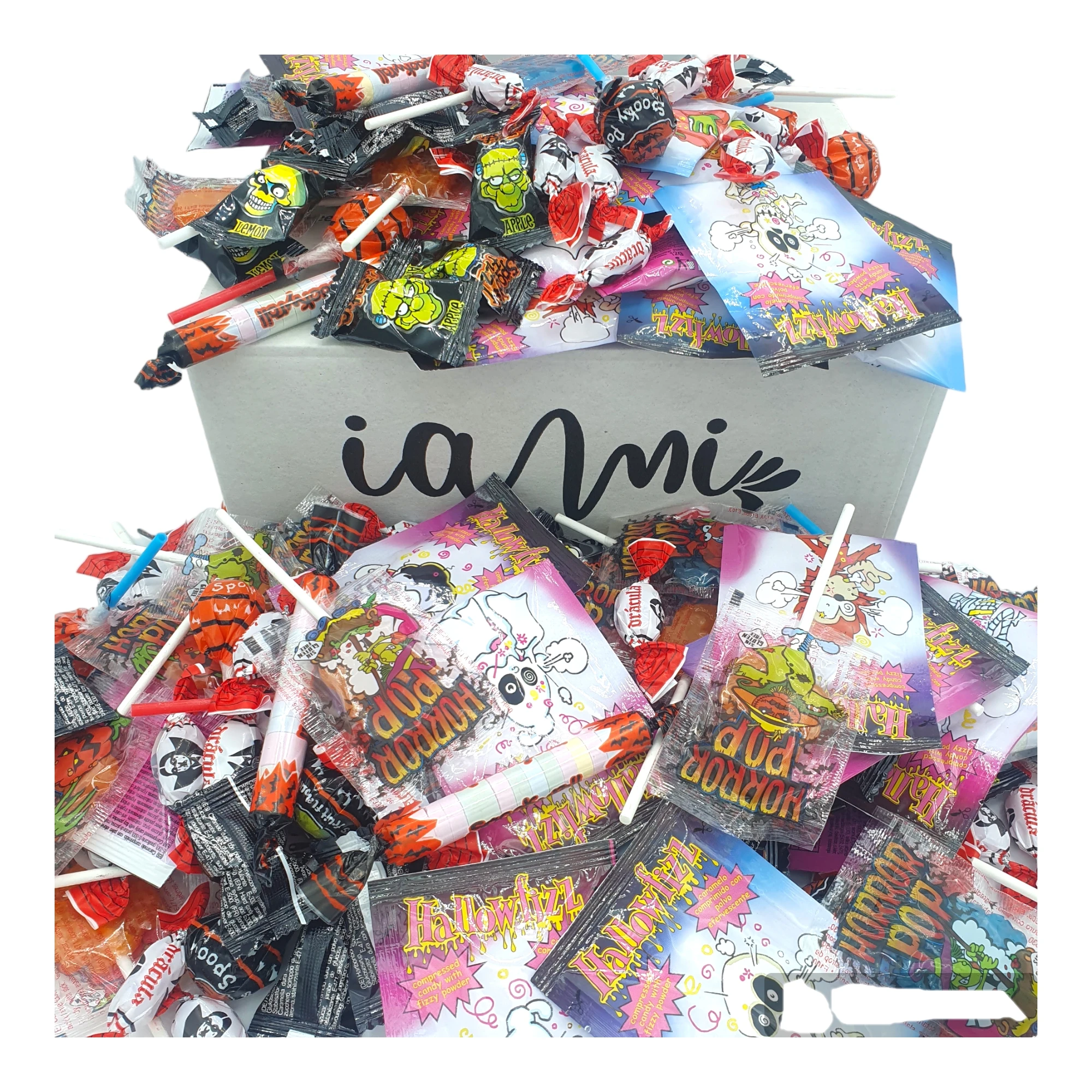 Chuches y Caramelos Halloween SURTIDOS - 1,3 Kg de Chuches Halloween - Chuches Decoradas para Halloween - Unidades Limitadas