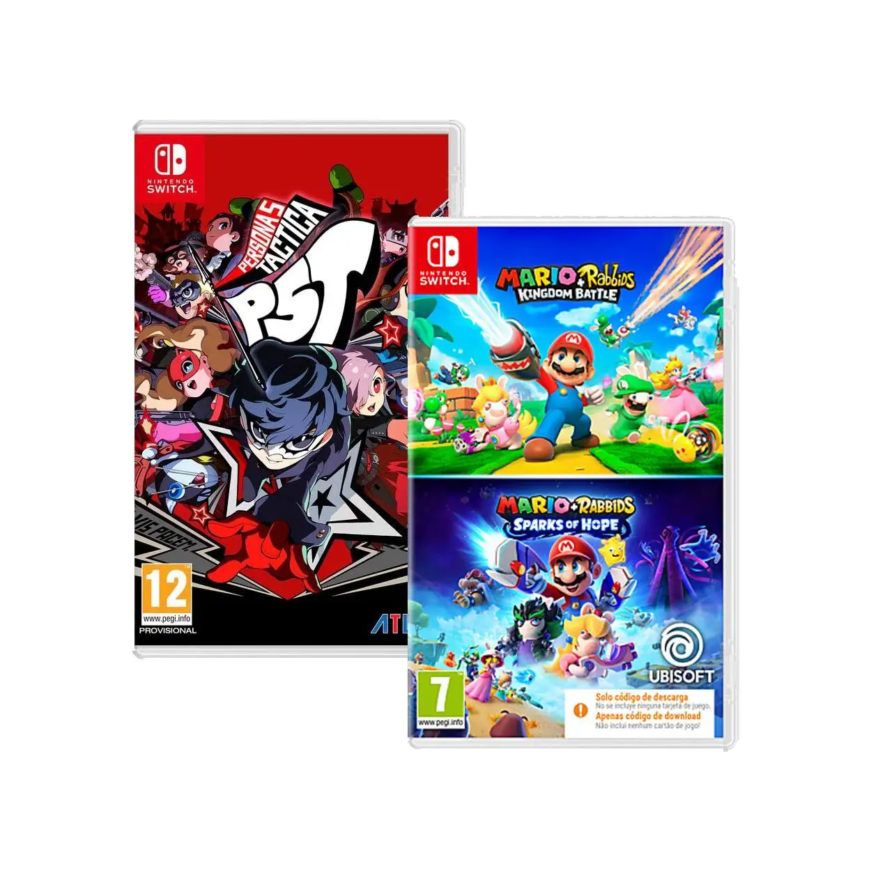 Persona 5 Tactica + Mario & Rabbids Double Pack - CIB