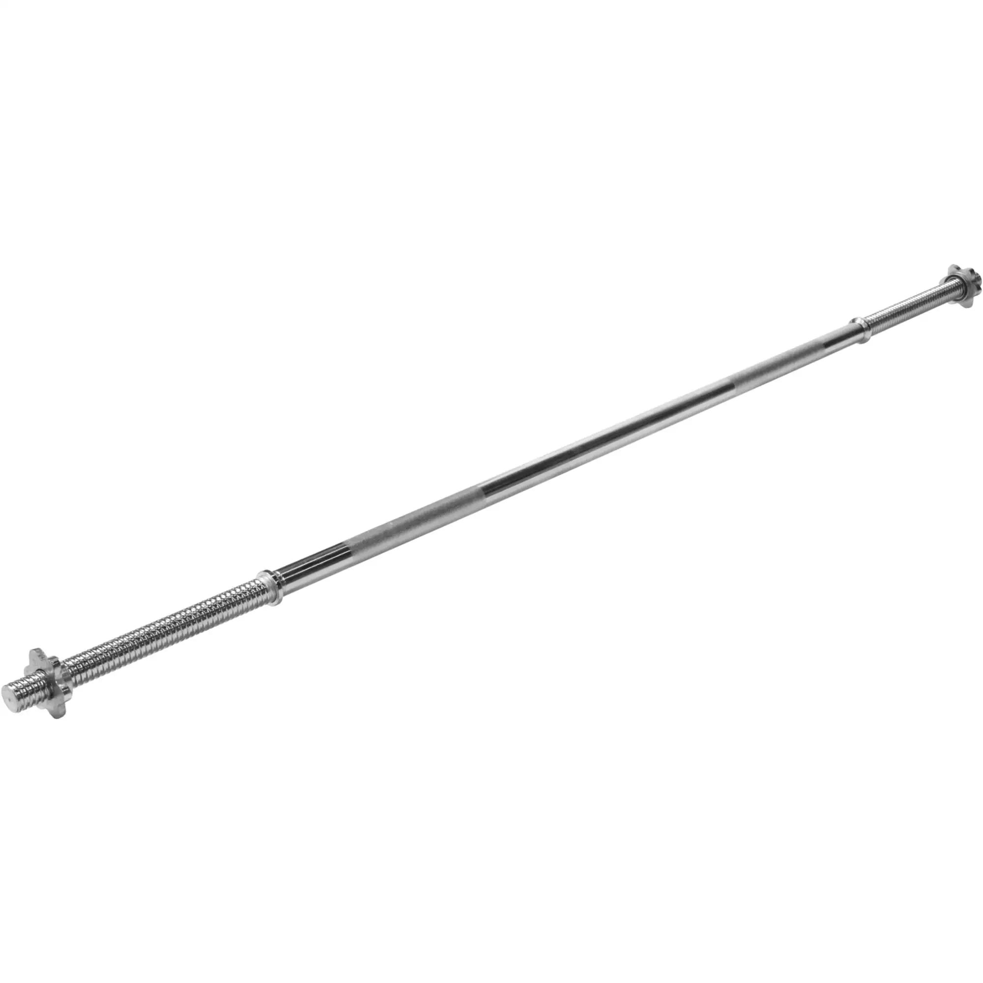 Gorilla Sports Barra de pesas con collarines de cierre Spinlock Star 150 cm