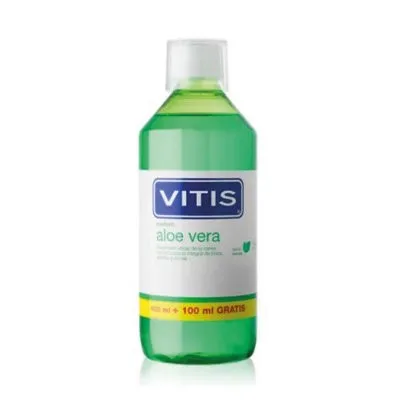 Dentaid Colutorio VITIS ALOE VERA 500 ML - Higiene Diaria Efectiva - Protección Contra Caries