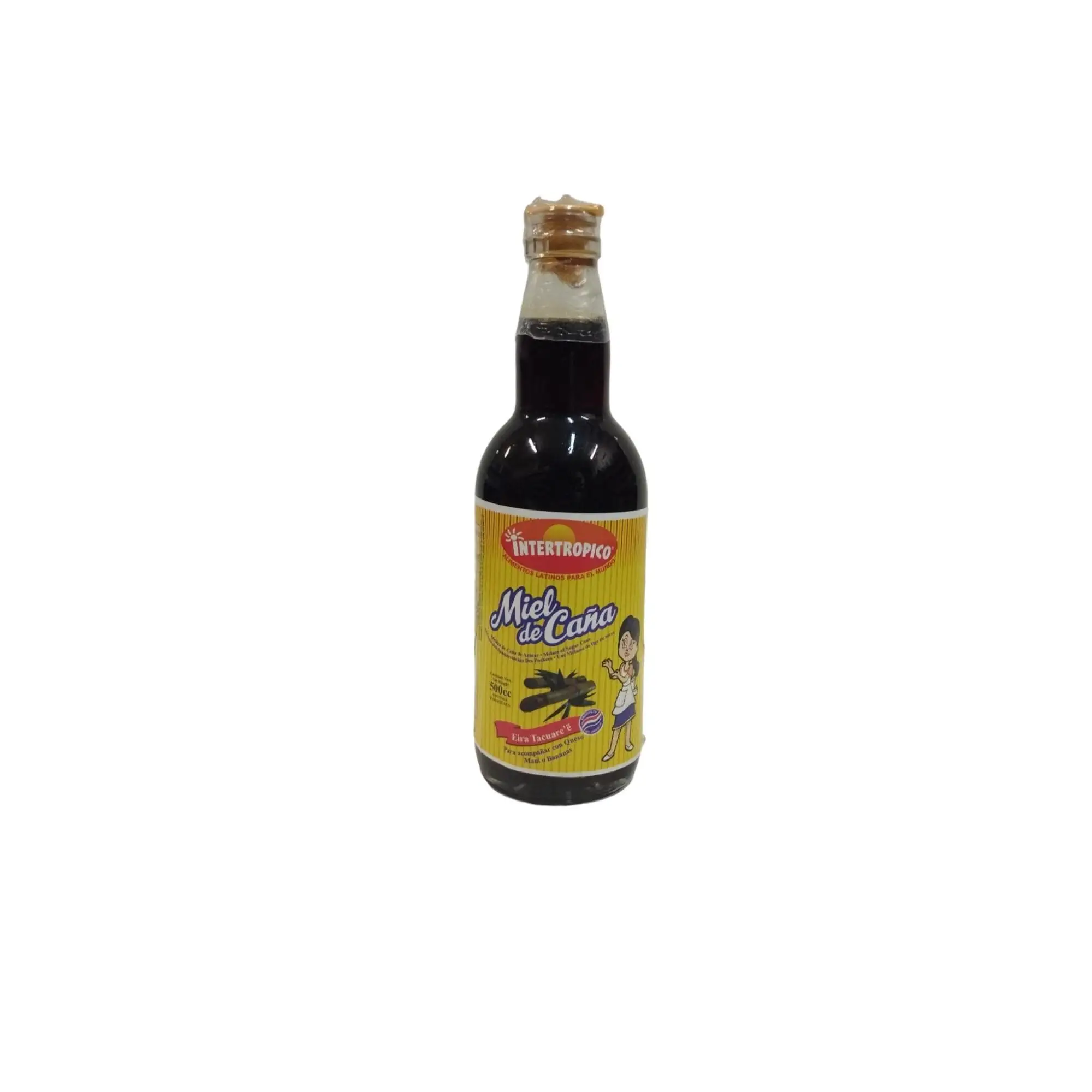 MIEL DE CAÑA - INTERTROPICO - MIEL DE CAÑA - PARA ACOMPAÑAR CON QUESO, MANI O BANANAS - 500 ML