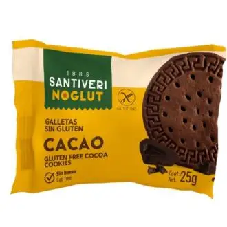 NOGLUT GALLETAS CACAO 3uni 25gr