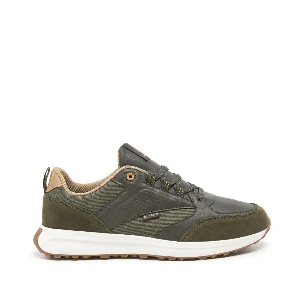 Dunlop 36020 men's synthetic khaki sneakers 36020-147