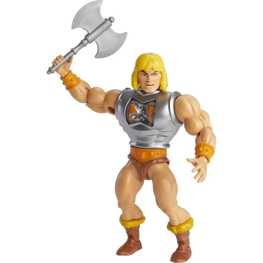 He-Man deluxe MASTERS OF THE UNIVERSE figura de acción retro articulada Mattel (GVL76) Motu Heman