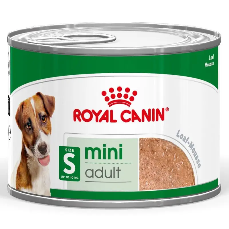12 latas x 195 g - Royal Canin Mini Adult Paté lata para perros