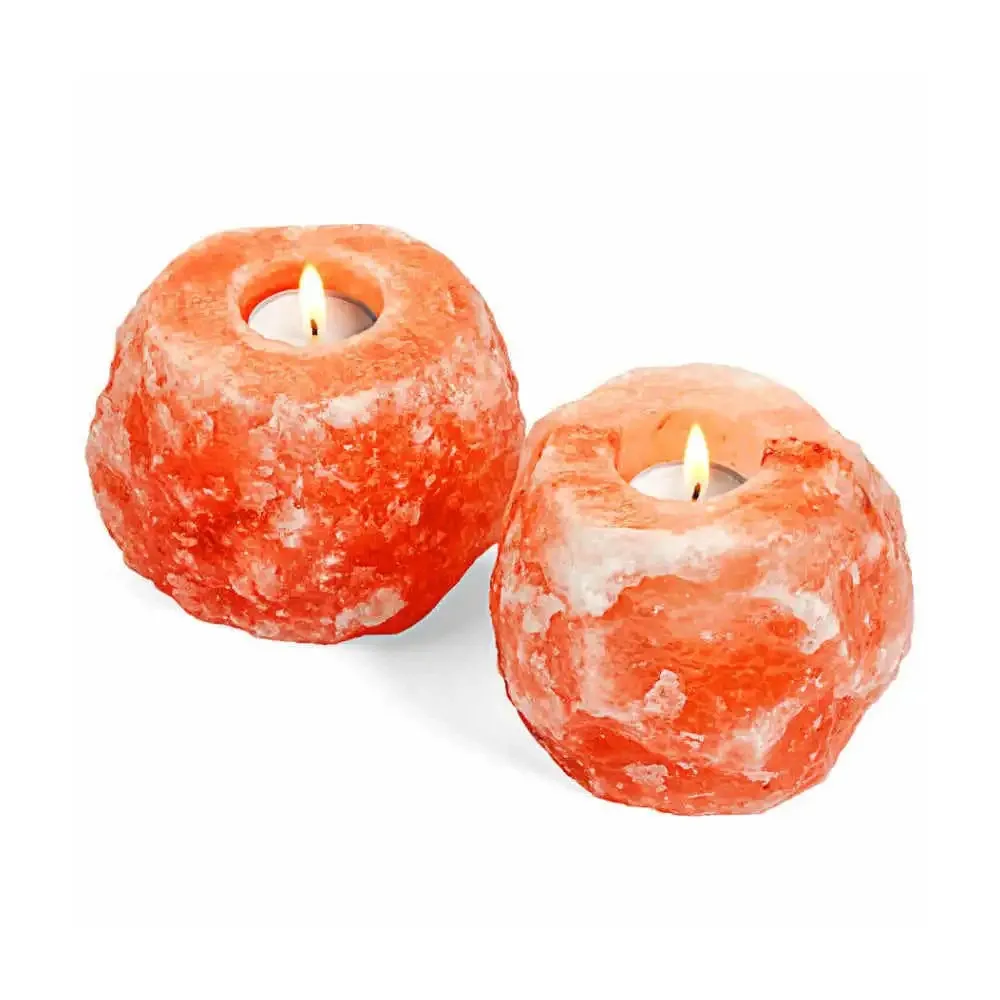 1000 Himalayan Natural salt candle holder-1200g