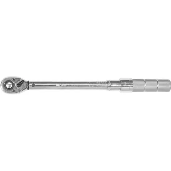 Yato YT-07500 torque wrench, mechanical click type, measures in Nm for precise tightening.