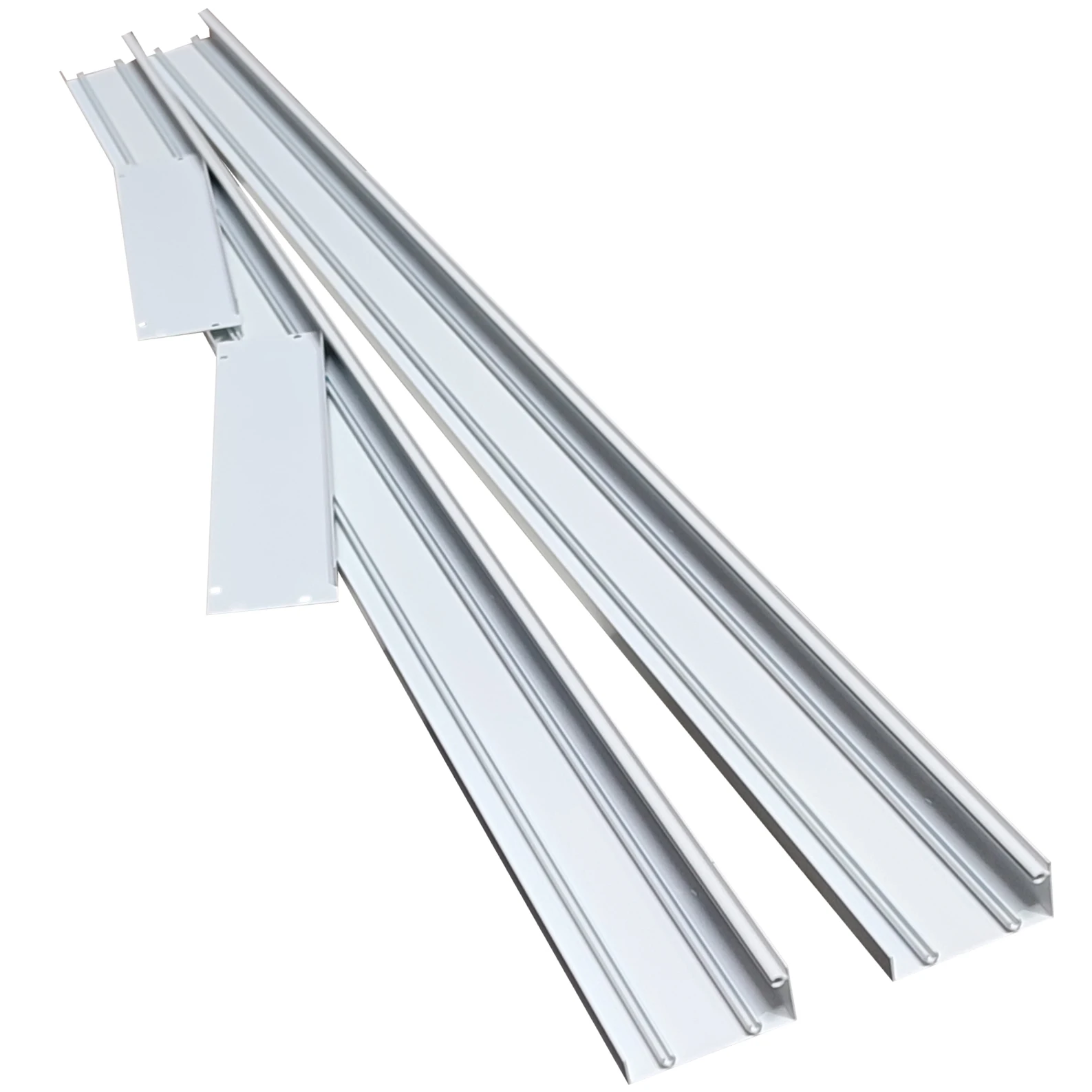 LED ATOMANT Supporto da superficie per convertire pannello slim 120x30cm, alluminio laccato bianco, kit ideale per soffitti, consente di installare il pannello LED da incasso sulla superficie in modo