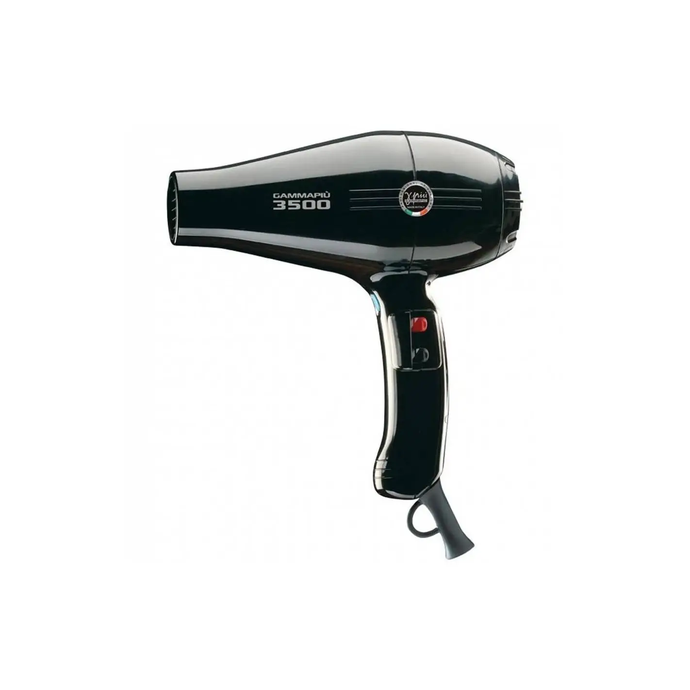 GAMMA Piu 3500 TORMALIONIC black professional dryer