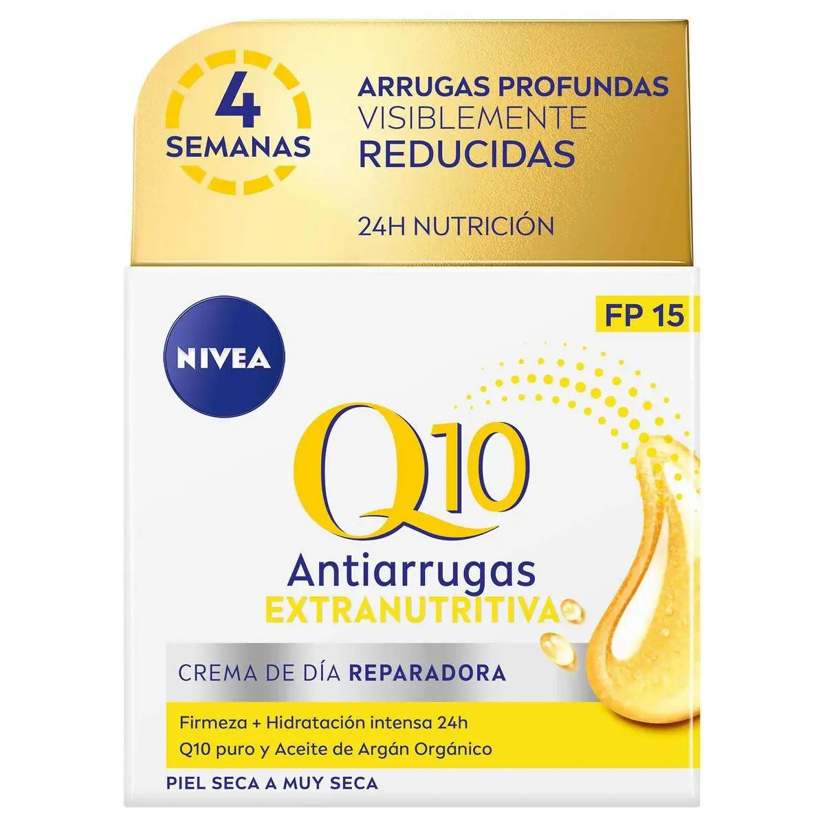 NIVEA Q10 Antiarrugas Crema de Día Extranutritiva FP15 50 ml