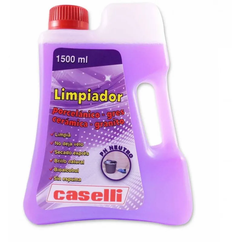Caselli- Fregasuelo para suelo porcelánico- gres- cerámica-granito - ph neutro 1500ml
