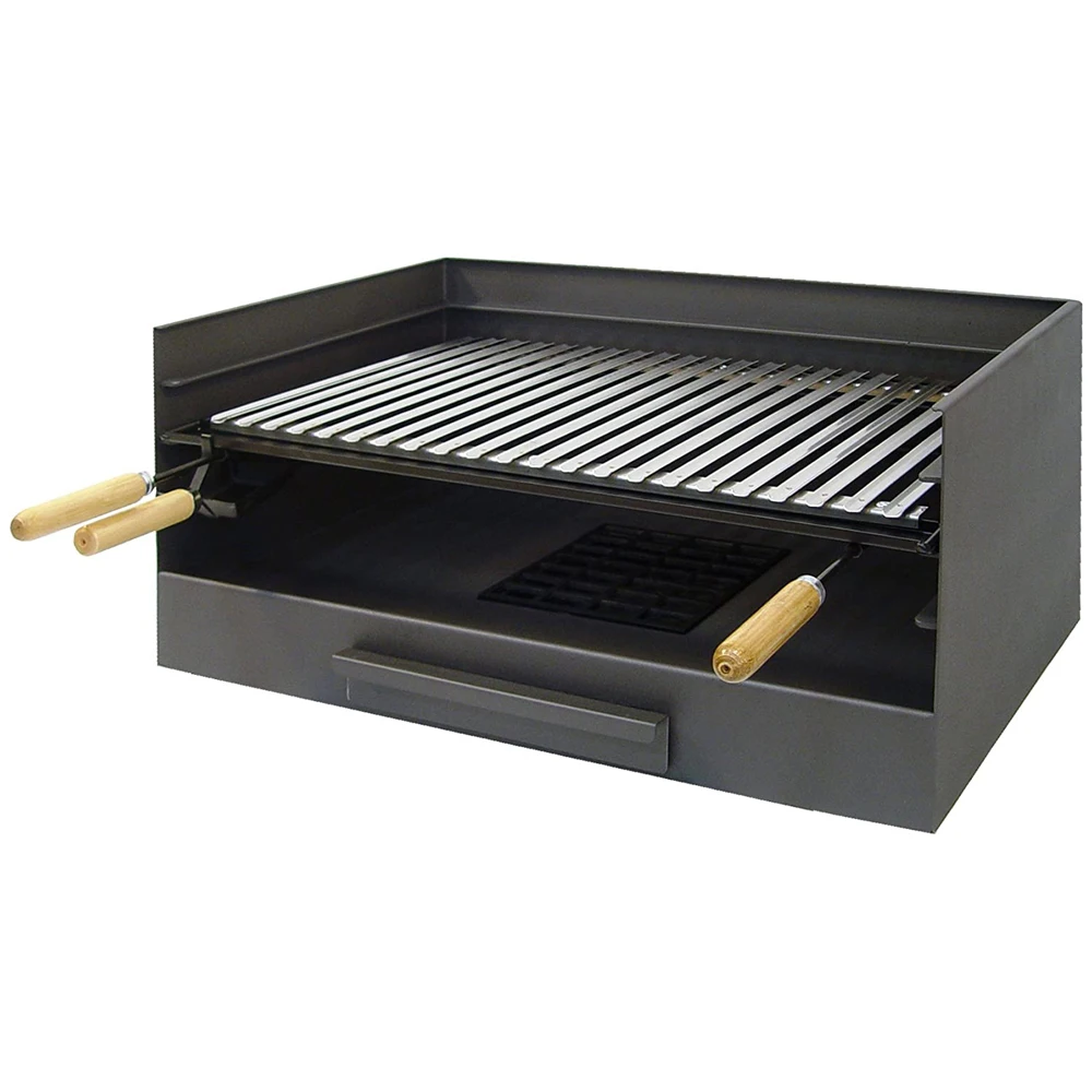 CAJÃ “N with stainless grill 61x40x32cm IMEX EL Fox