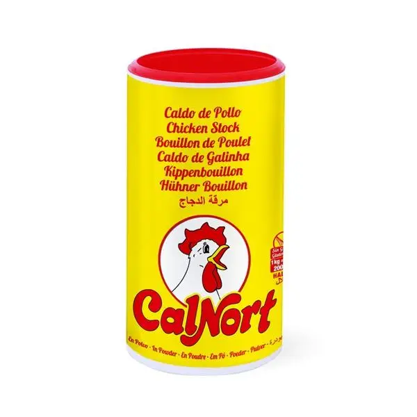 CALNORT Chicken Broth Format 1kg, NO GLUTEN, HALAL Warranty