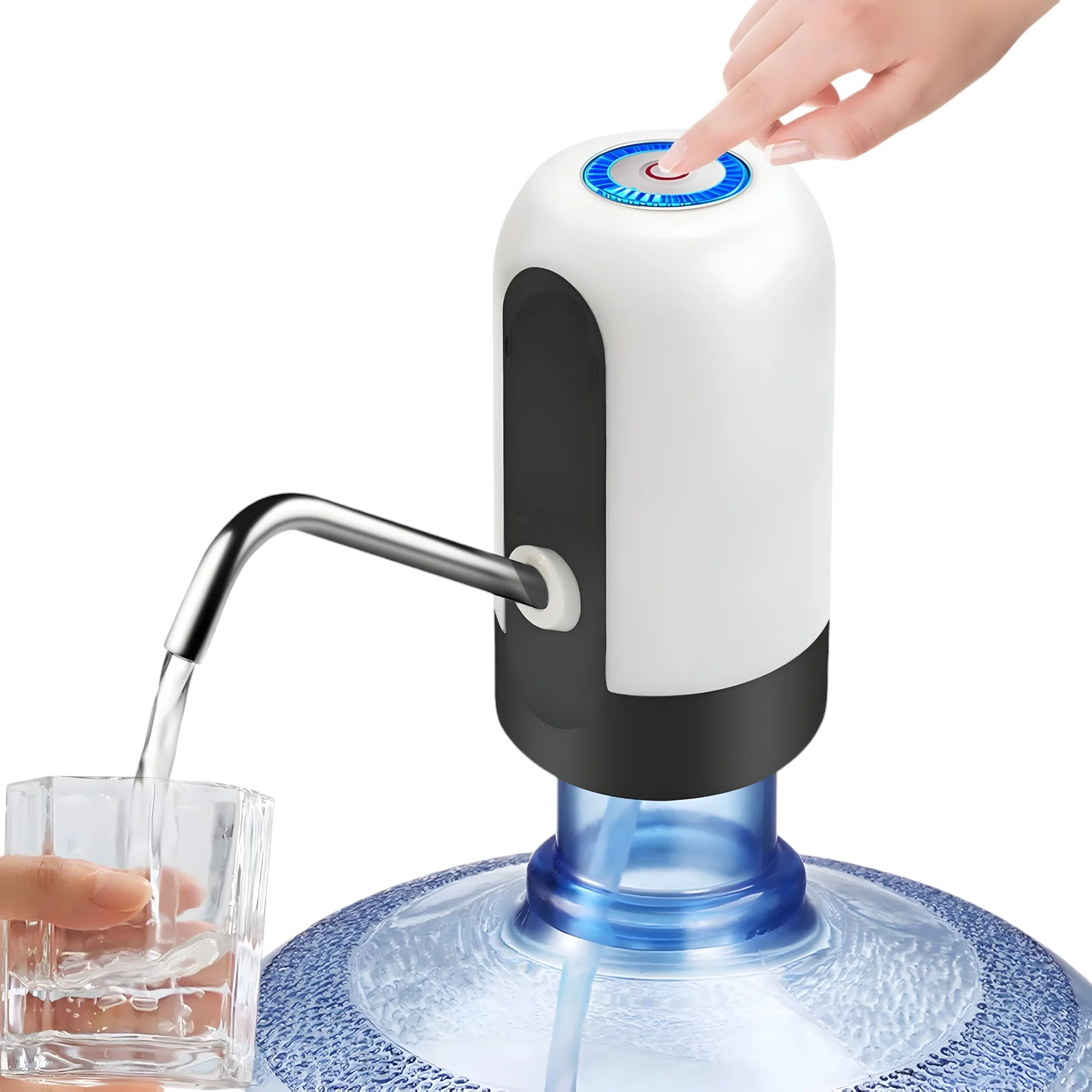 Portable Automatic Water Dispenser Electric Water Pump USB Charger Power Button Drinks Dispenser Without Brand