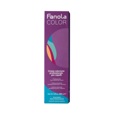 Tinte Permanente Fanola 100 ml - Coloración Profesional con Ginkgo Biloba, 100% Cobertura de Canas, Acción Acondicionadora y Brillo - Made in Italy