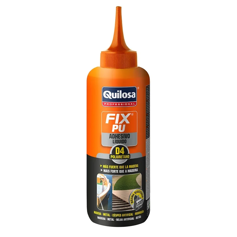 COLA POLIURETANO MONOCOMPONENTE 850gr D4 FIX PU LIQUIDO