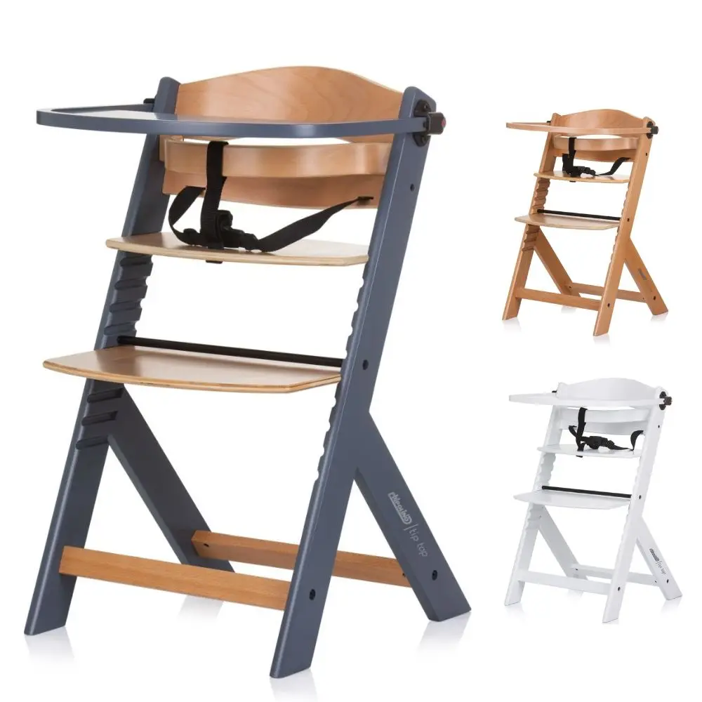 CHIPOLINO Trona de madera 2 en 1 TIP TOP de Chipolino