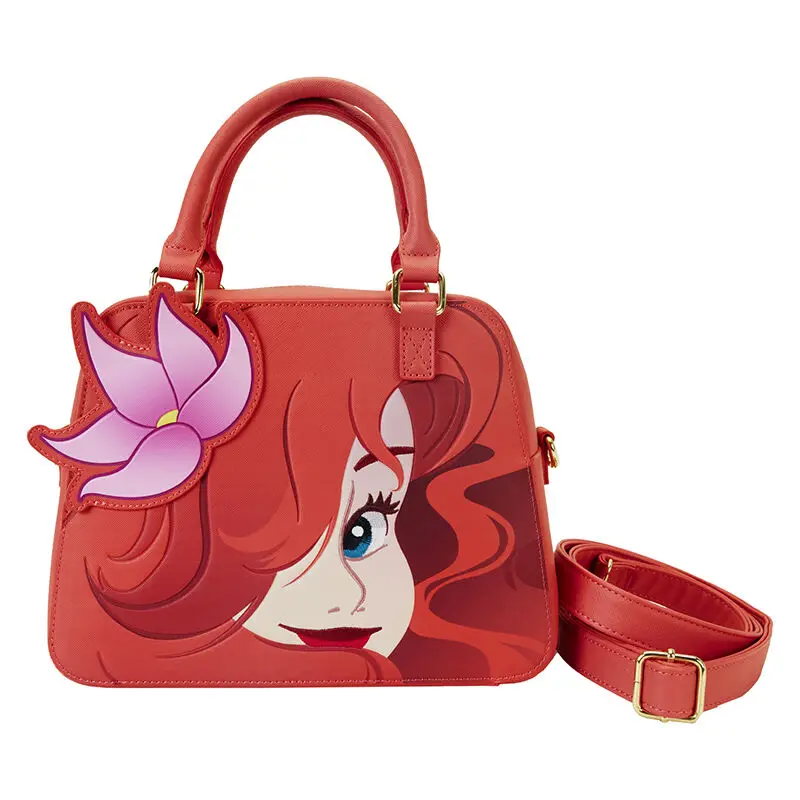 Disney by loungefly shoulder bag arch figurated 35th anniversary ariel face - Product Main Image