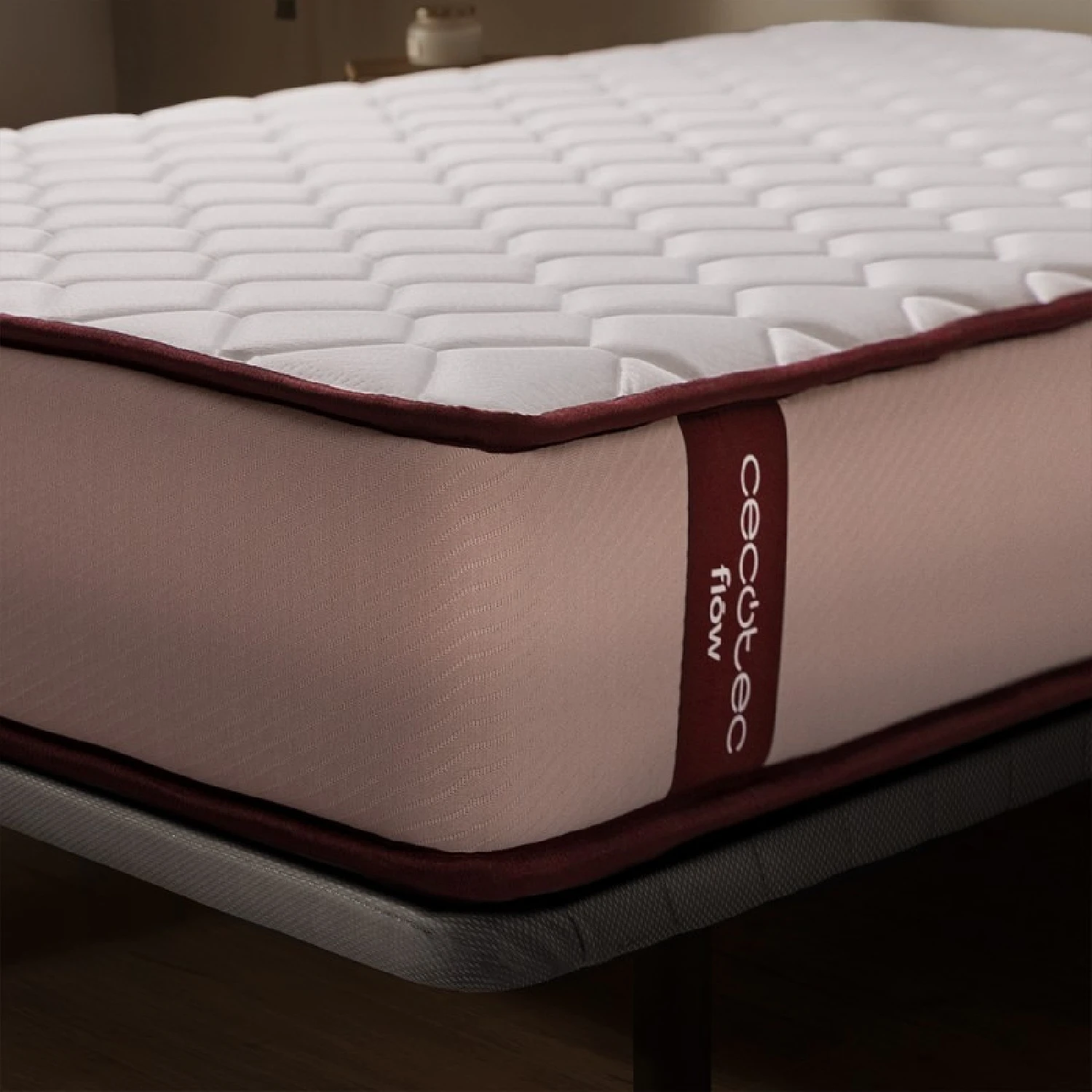 Cecotec Colchón Viscoelástico Flow PureVital 1900 Medida 160x200. Multicapa, Altura 21cm, Firmeza Alta, Núcleo FoamVital