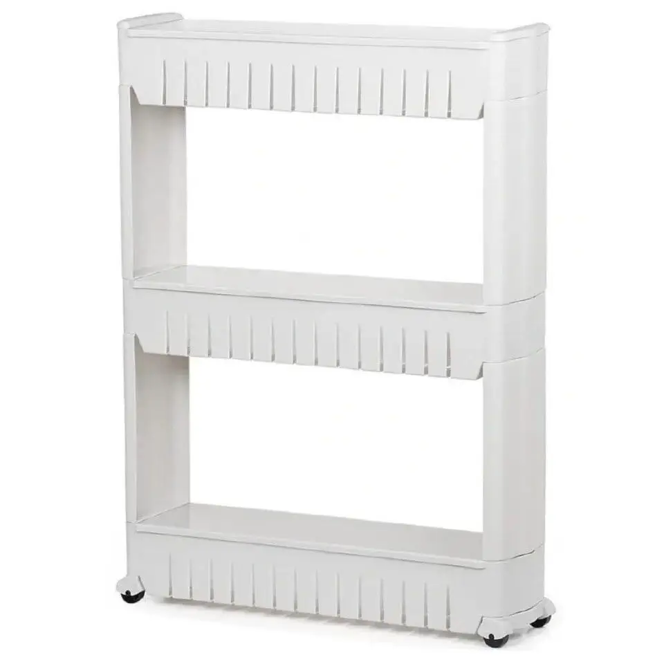 Estante de almacenamiento para baño, estantería de cocina, organizador de botella de condimentos, estante de espacio para inodoro 3 capas