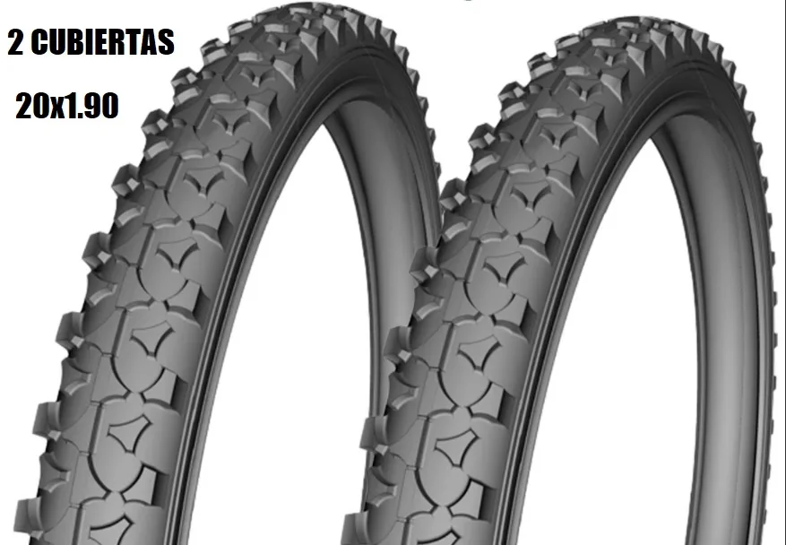 Deestone - 26x1.90, 24x1.90, 20x1.90 MTB Tires in Black for solid performance, featuring excellent traction and control, designed for various terrains with durable construction. #3