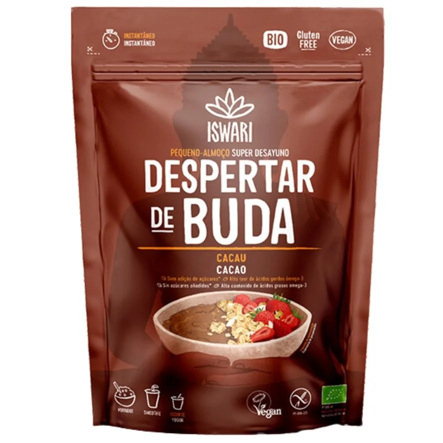 Despertar de Buda de Cacao Sin Gluten Bio Vegan 360g Iswari