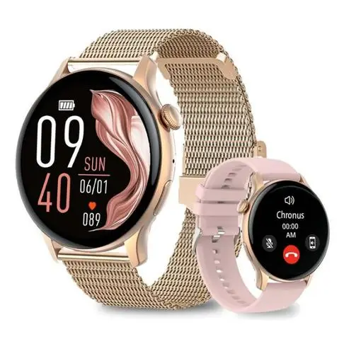 Women's smart watch, with bluetooth call, smart activity bracelet with heart rate monitor sleep monitor, 20 sports modes and music player digital watch, android ios