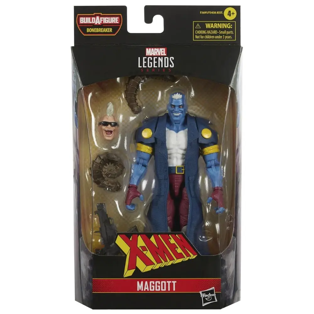 Maggott figura X-Men Marvel Legends Series Hasbro con piezas para armar a Bonebreaker