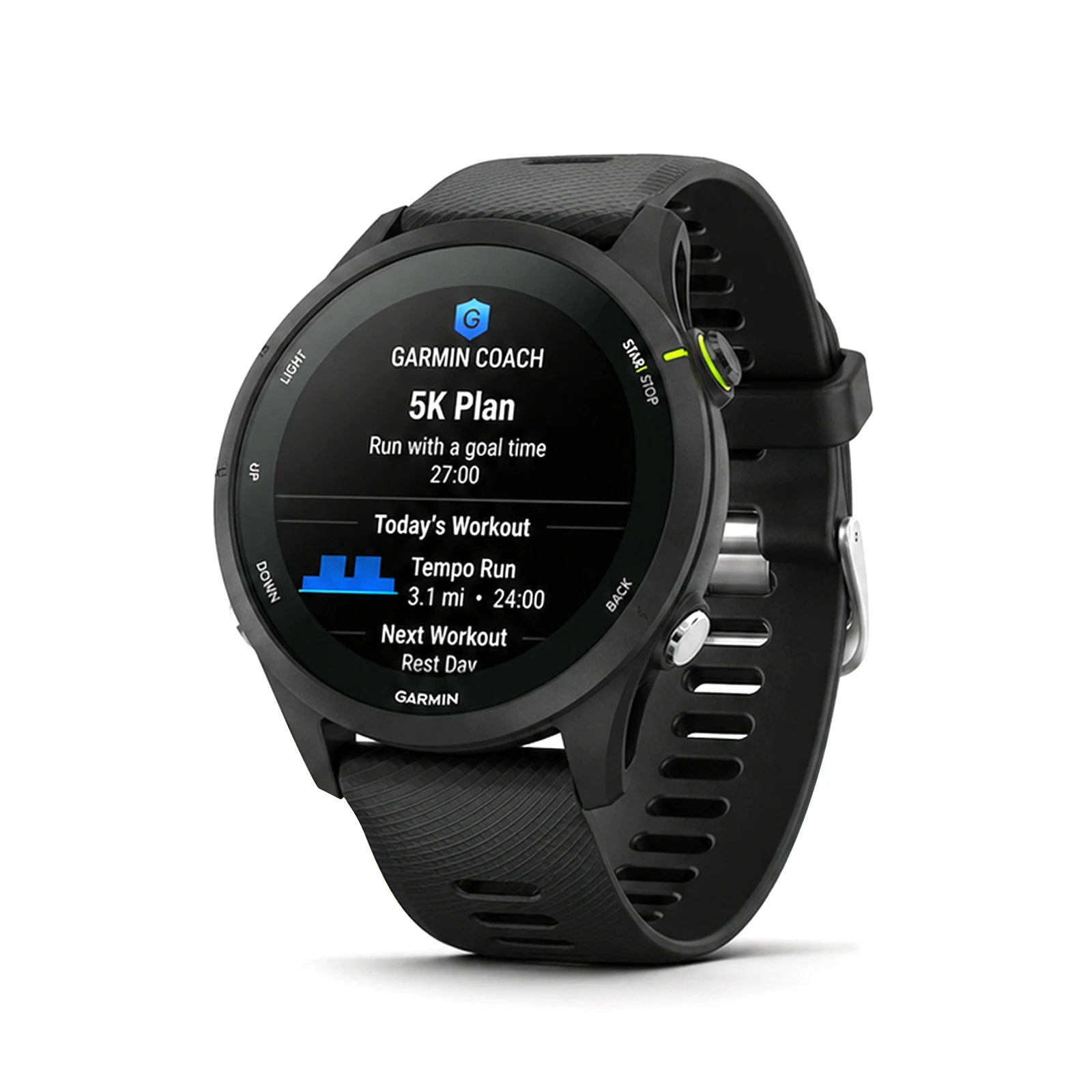 Relógio inteligente desportivo Garmin Forerunner 255 com GPS, monitor de ritmo c