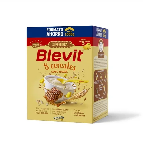 Blevit Superfibra 8 Cereales Y Miel 1000 Gr