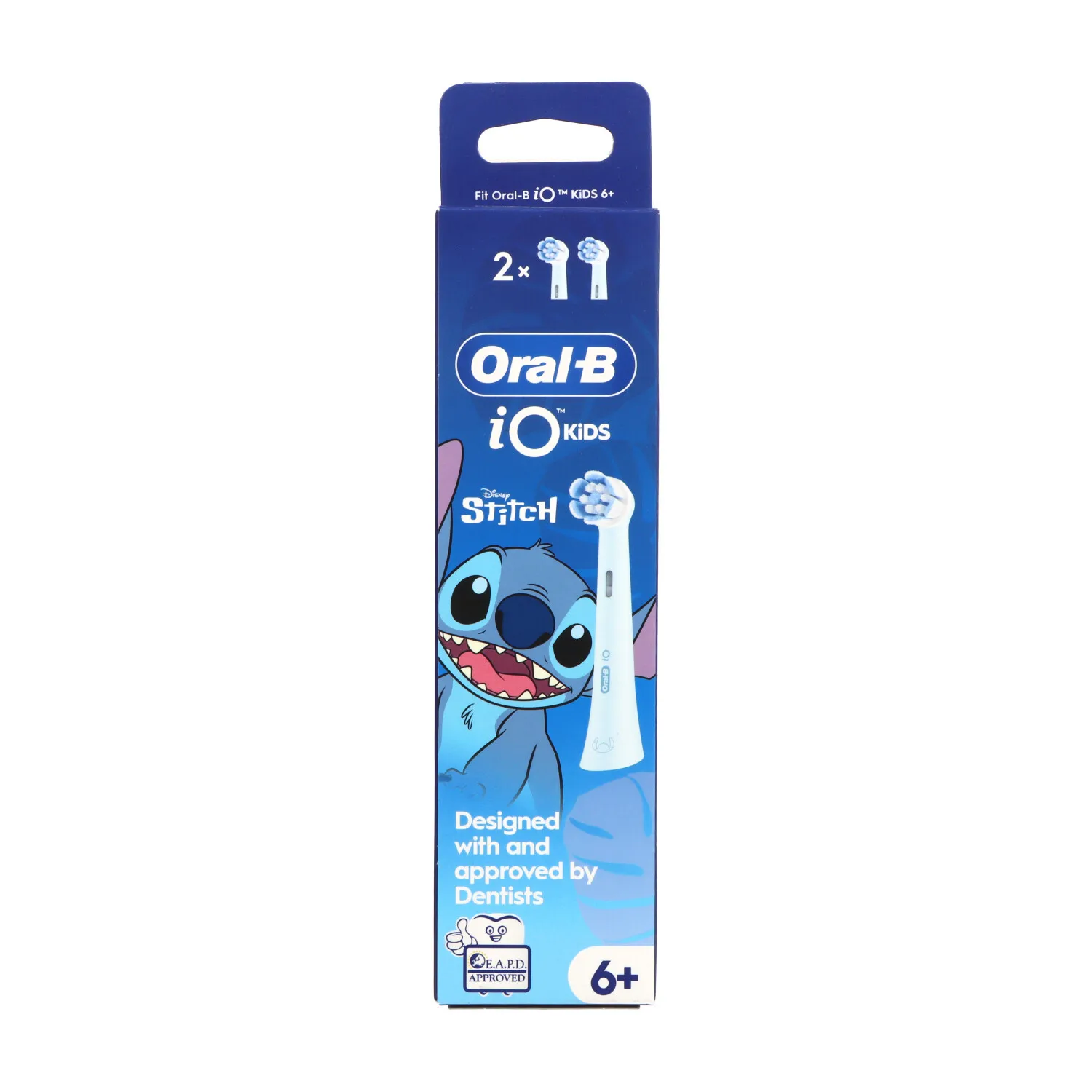 Oral-b Recambio Cepillo Dental Electrico Infantil Io Gentle Care 2 Cabezales Stitch