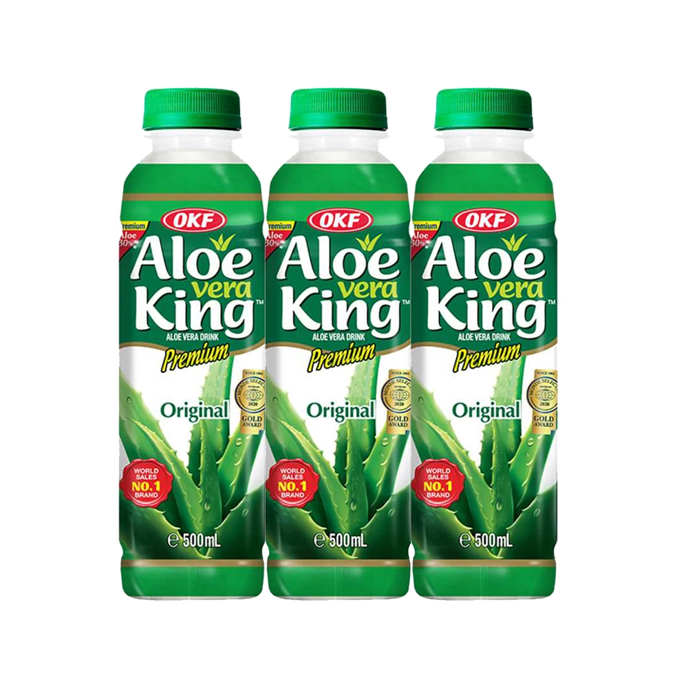 Bebida Aloe Vera Corea OKF 500ml x 3 packs productor corea de sur
