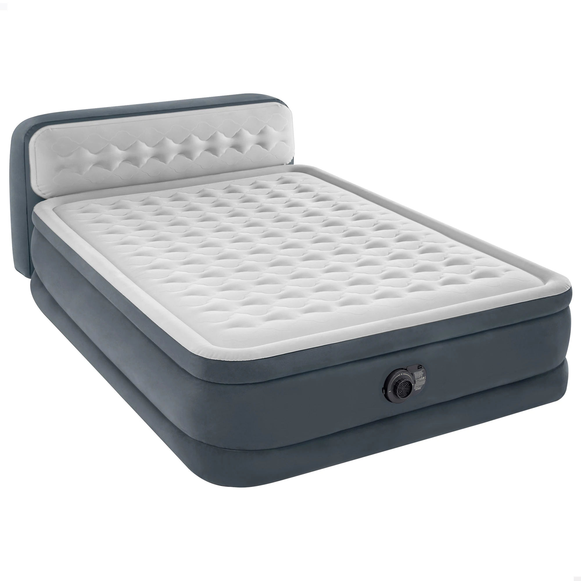 Cama de aire INTEX con cabecero Dura-Beam Deluxe Ultra Plush Queen