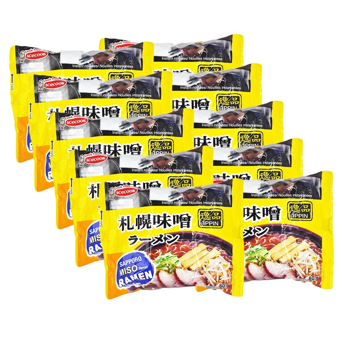 (ACECOOK) FIDEOS INSTANTÁNEOS IPPIN CON SABOR A MISO 80G