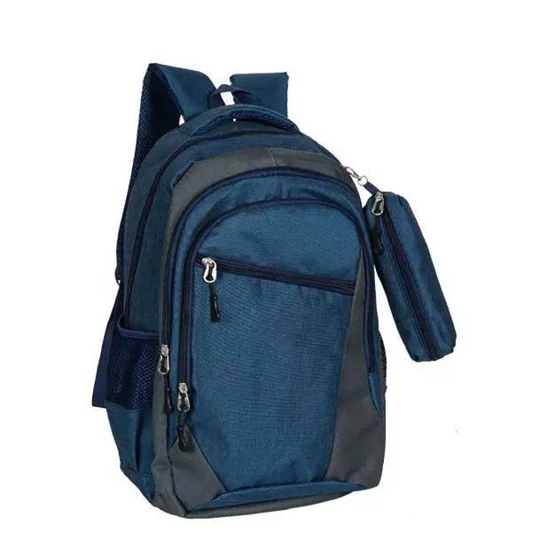 J.S ONDO MOCHILA TIPO TELA PARA HOMBRE Mochila Escolar Mochila de Viaje Negocios Trabajo Diario Antirrobo Impermeable Grande Mochila Ordenador CLASICO 18 pulgadas CON ESTUCHE