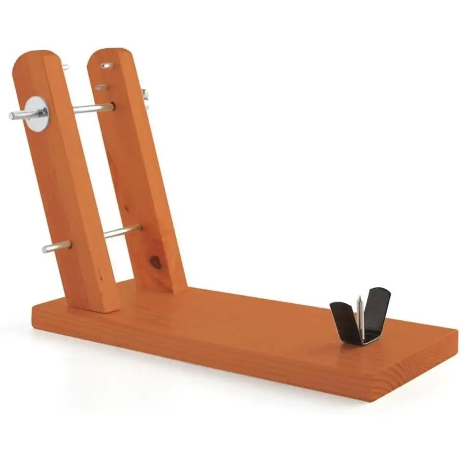 Jamonero de Madera con Sistema de Sujeción Metálico – Soporte Profesional para Jamón, Base Estable y Diseño Tradicional Español – Ideal para Cortar Jamón en Casa o en Eventos